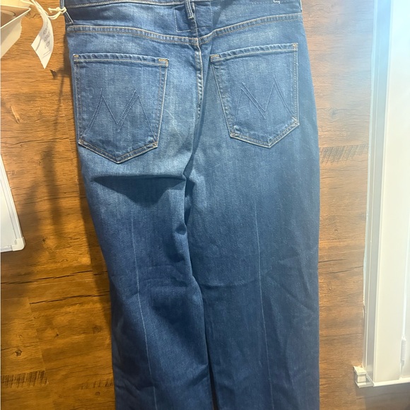 Mother The Pinch Sneak Super High Waist Wide Leg Jeans - Picture 8 of 12